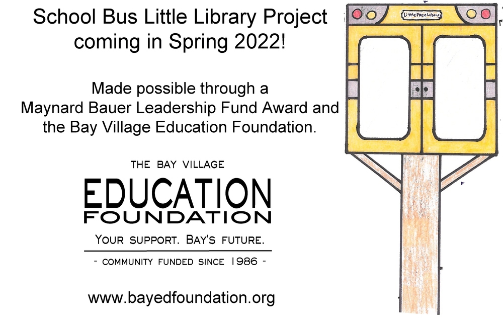 School Bus Little Library Project Flyer