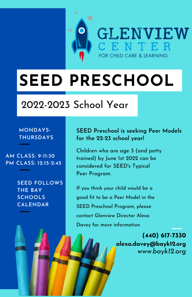 Typical Peers for Glenview SEED Preschool