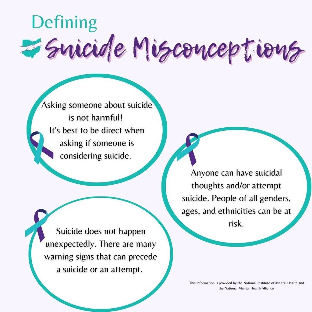 Ohio Suicide Prevention Foundation Shares Suicide Misconceptions