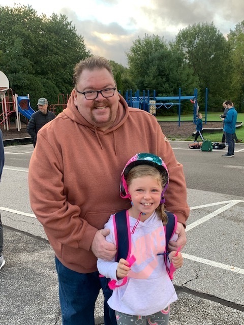Westerly's Walk to School with Dad