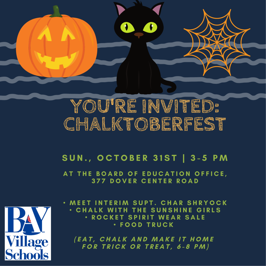 Chalktoberfest is October 31 from 3-5 p.m.