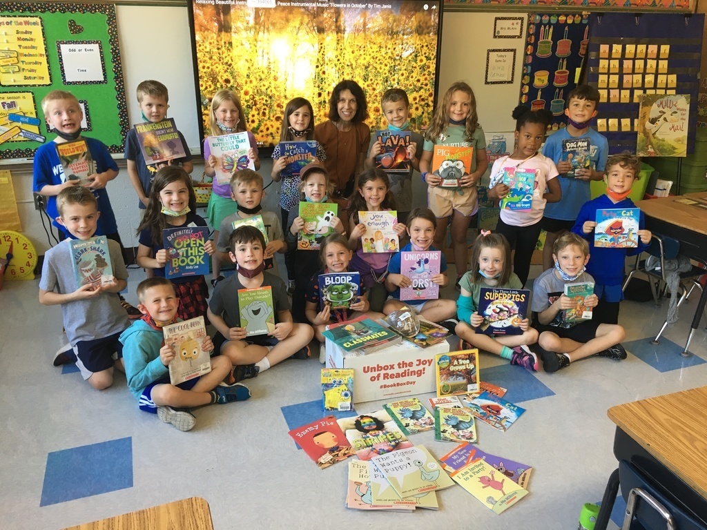 Mrs. McArn's First-grade Class Donates Books
