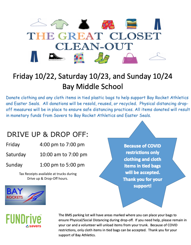 Great Closet Cleanout Flyer