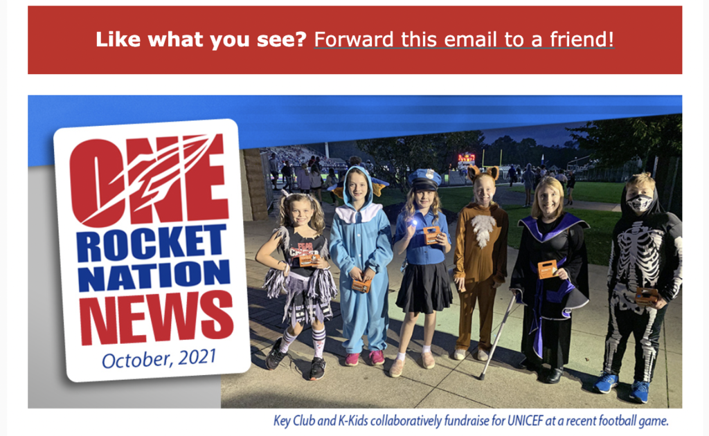 October 2021 One Rocket Nation News Header Photo
