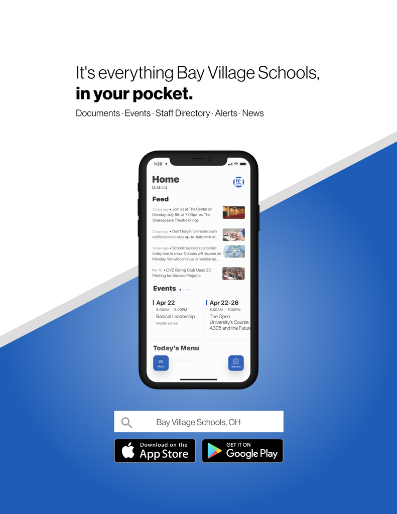 Bay Village Schools' new mobile app