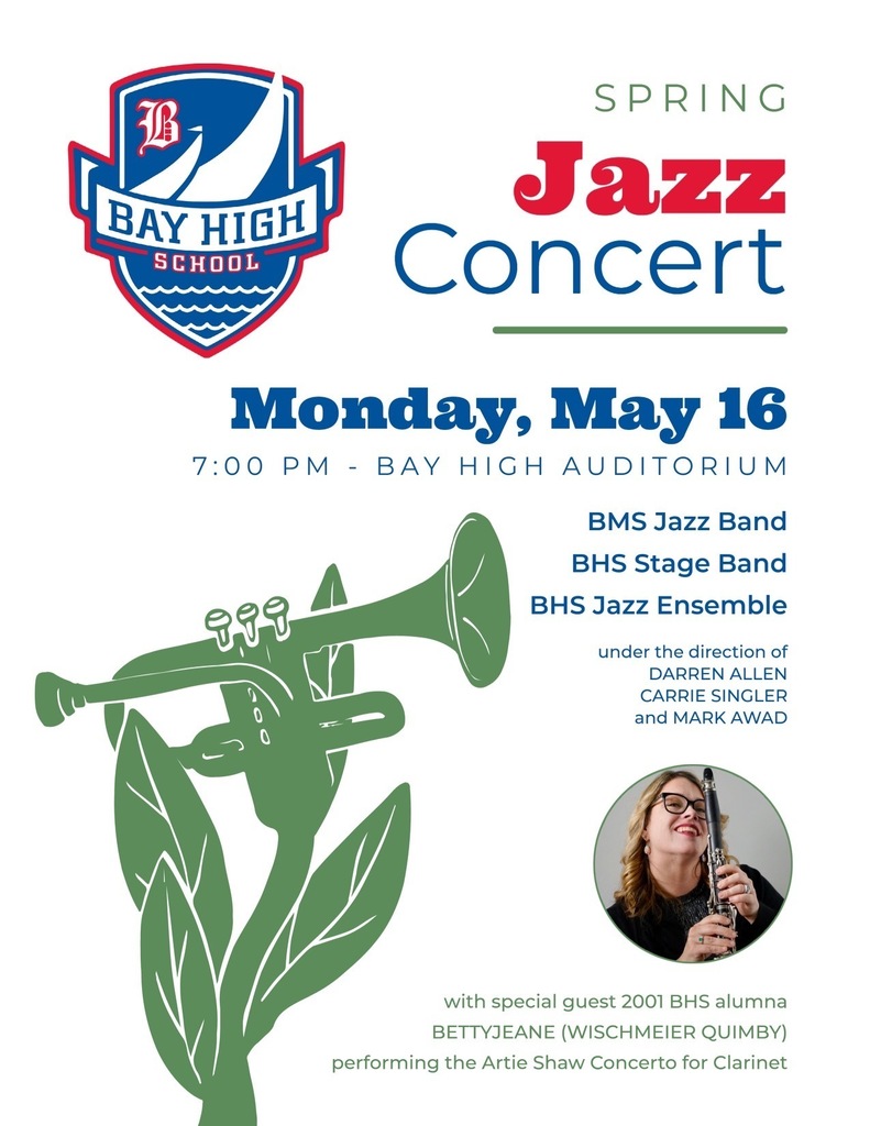 Spring Jazz Concert Flyer May 16