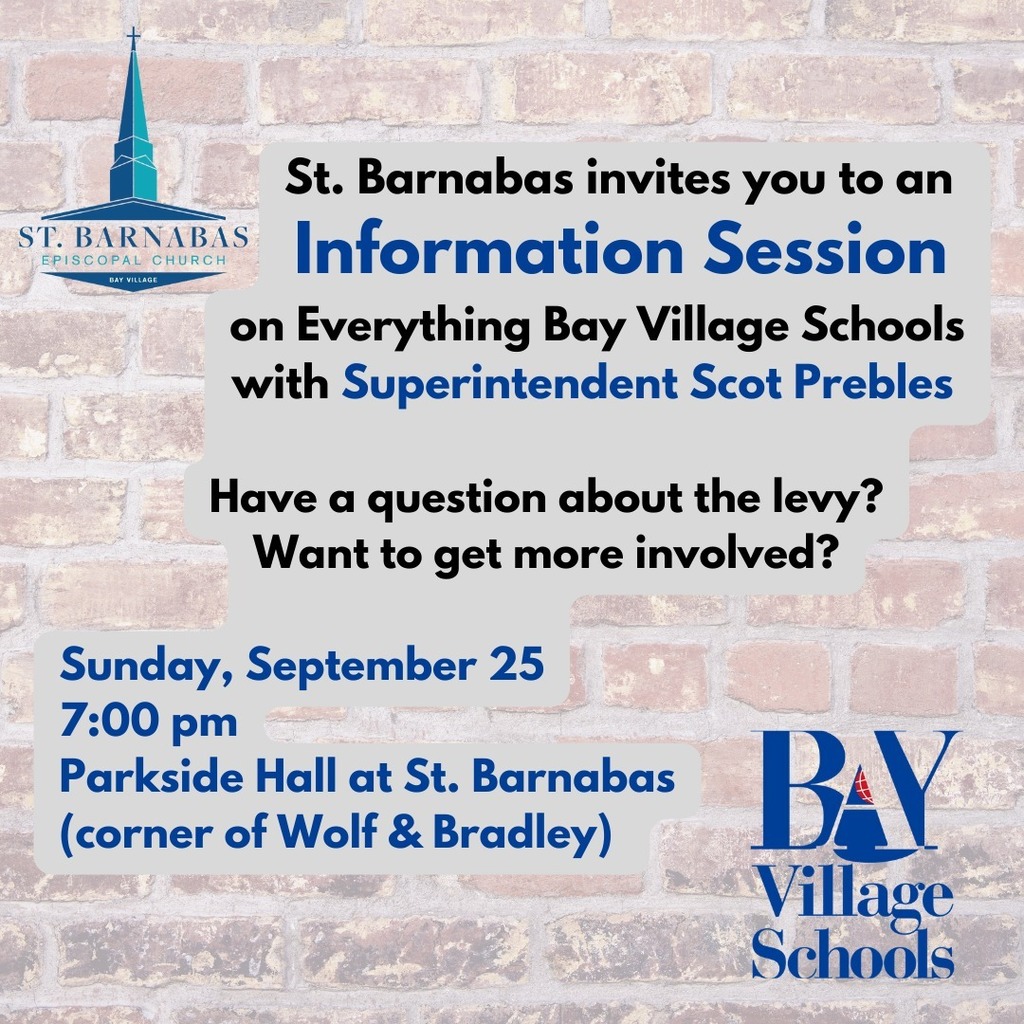 St. Barnabas Information Session Flyer for 9-25-22, 7 p.m.
