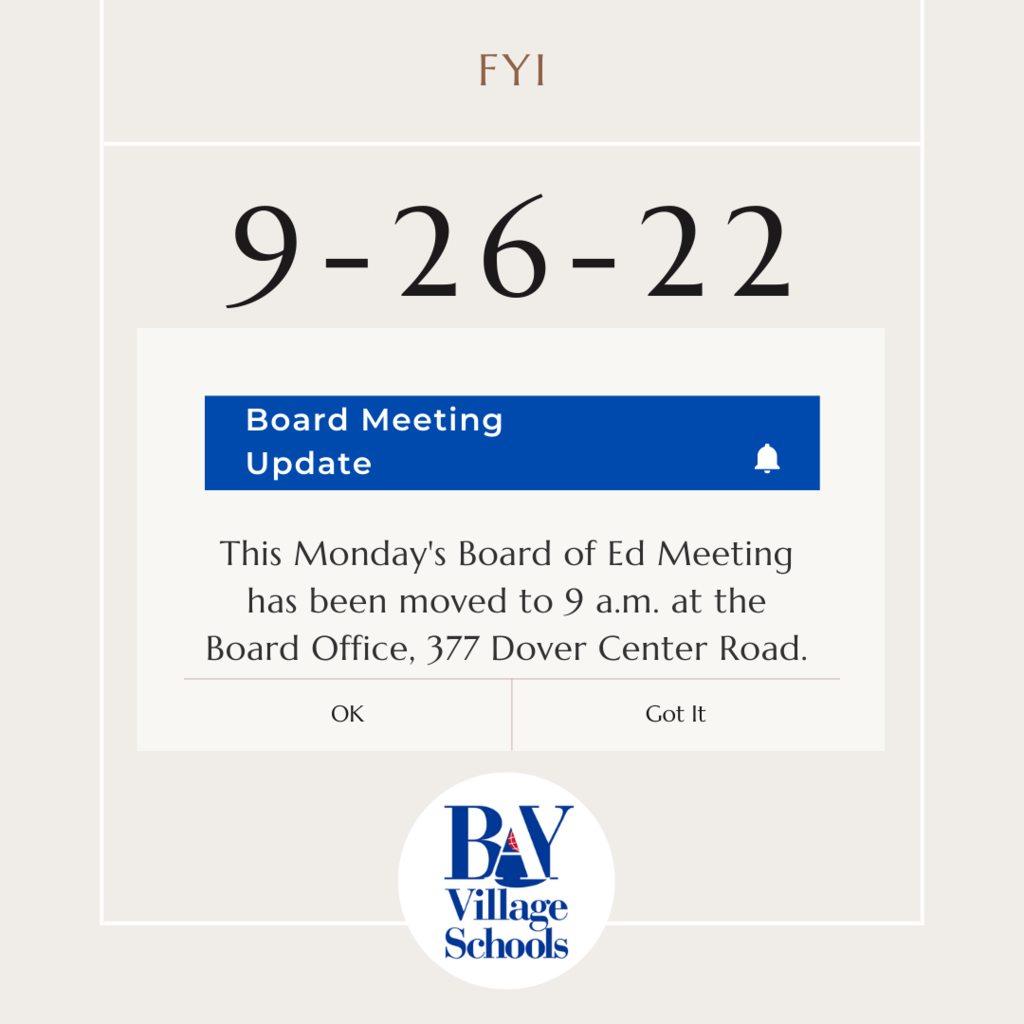 Board Meeting Update for 9-26-22