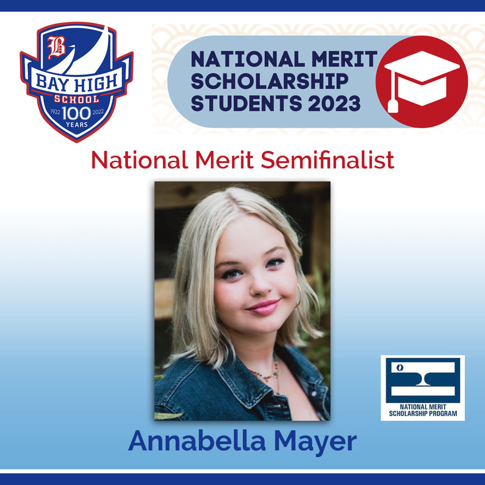 National Merit Scholar Semifinalist Annabella Mayer '23