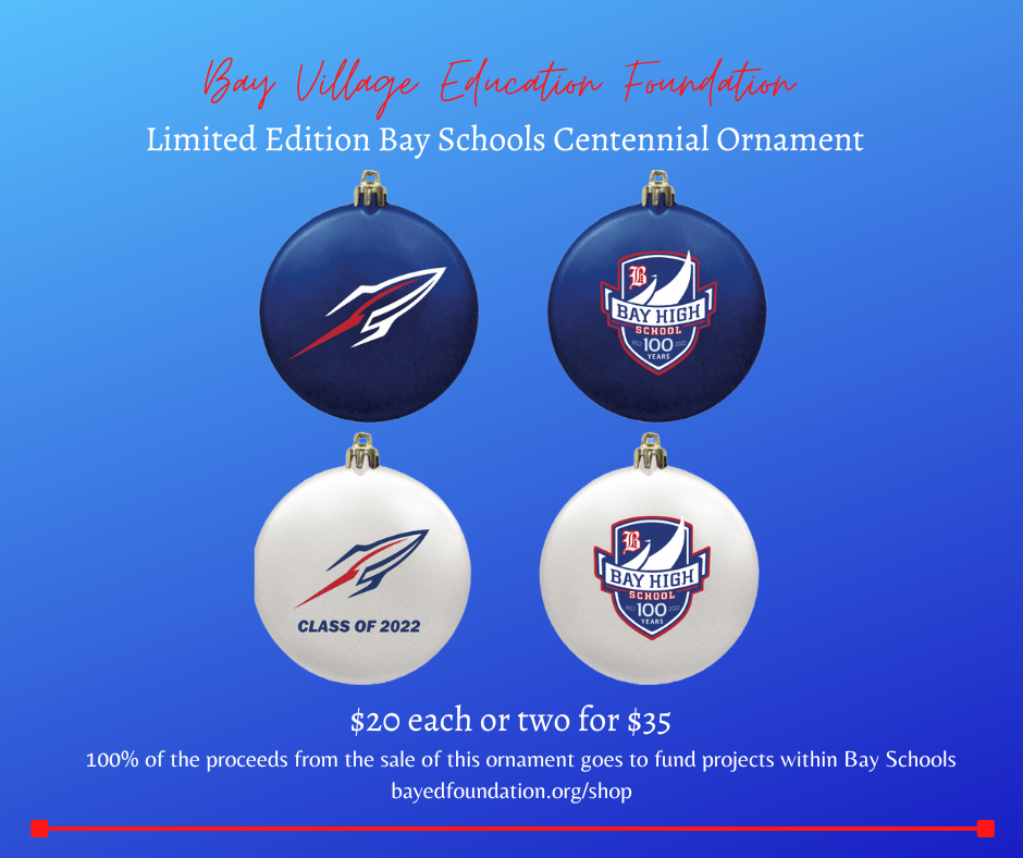 Bay Village Education Foundation Ornament Sale Flyer