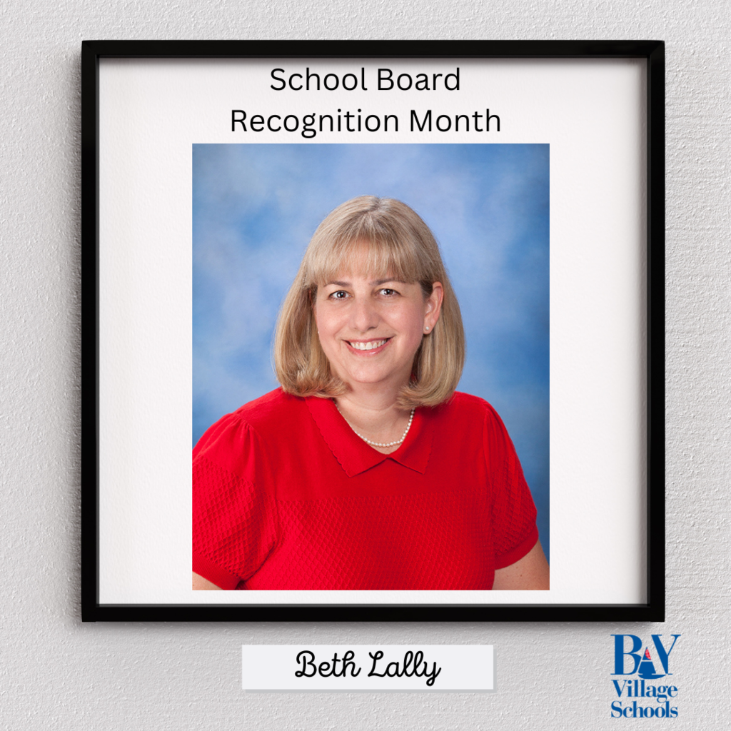 School Board Recognition Month, Beth Lally