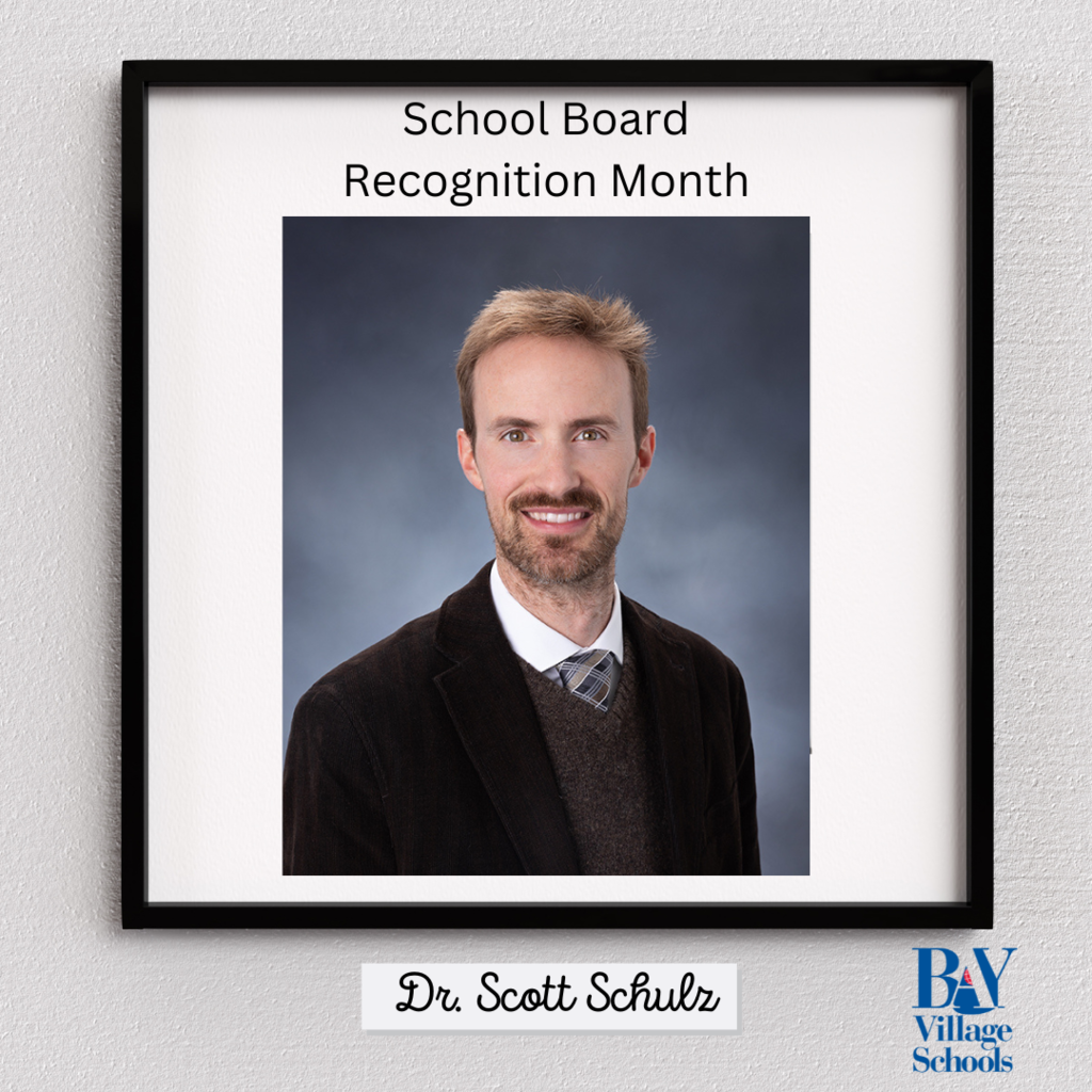 School Board Recognition Month, Dr. Scott Schulz