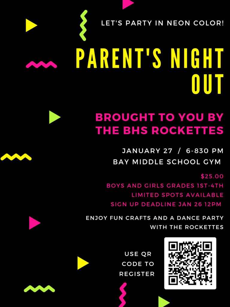 Rockettes Parents Night Out Event Flyer